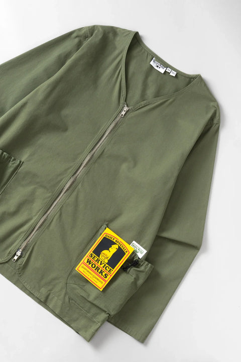 Service Works SW347 Tech Twill Gardening Liner In Olive
