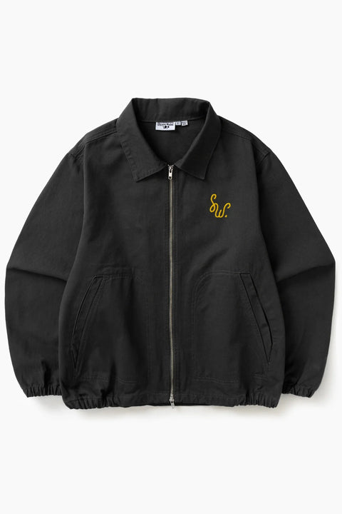 Service Works SW349 Dove Work Jacket In Black