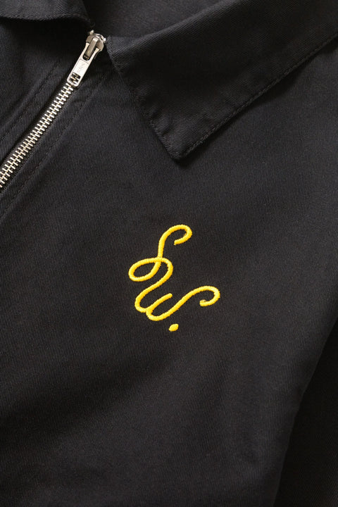 Service Works SW349 Dove Work Jacket In Black