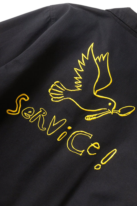 Service Works SW349 Dove Work Jacket In Black