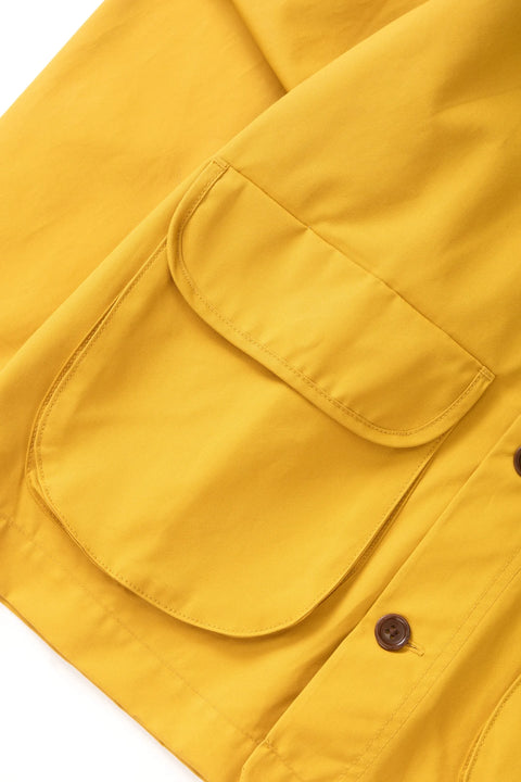 Service Works SW353 Waxed Barn Coat In Ochre