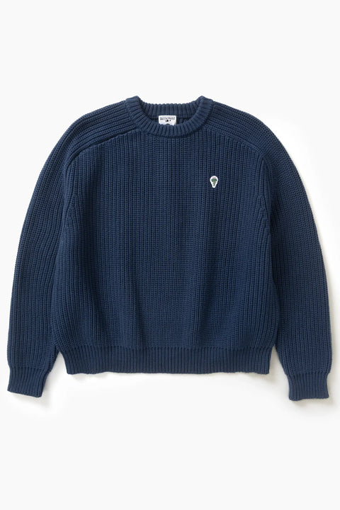 Service Works SW359 Artichoke Chunky Knit In Navy