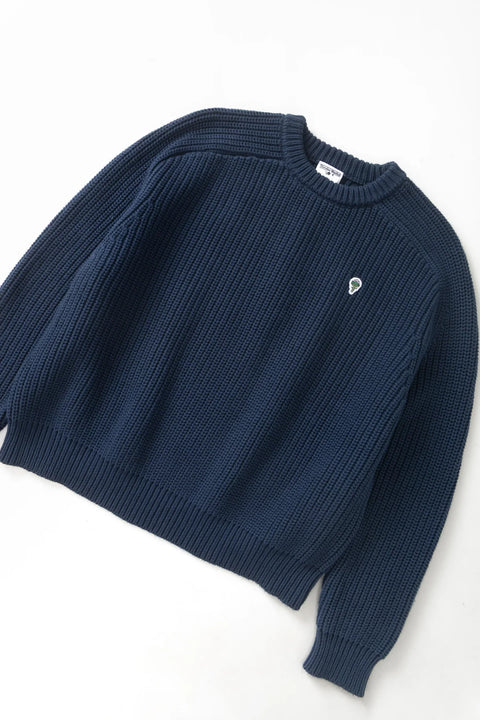 Service Works SW359 Artichoke Chunky Knit In Navy