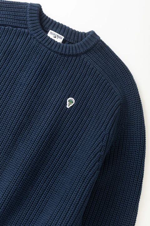 Service Works SW359 Artichoke Chunky Knit In Navy