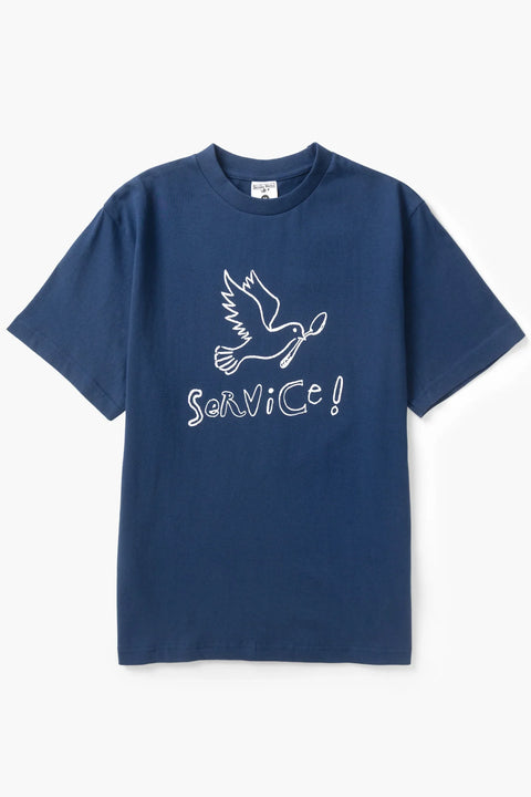 Service Works SW366 Dove Tee In Navy
