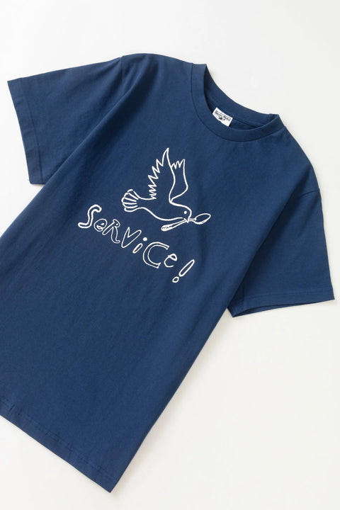 Service Works SW366 Dove Tee In Navy