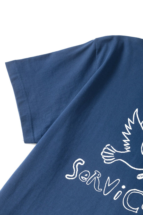 Service Works SW366 Dove Tee In Navy