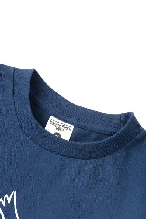 Service Works SW366 Dove Tee In Navy