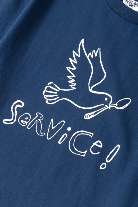 Service Works SW366 Dove Tee In Navy