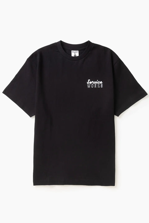 Service Works SW372 Eating Adventure Tee In Black