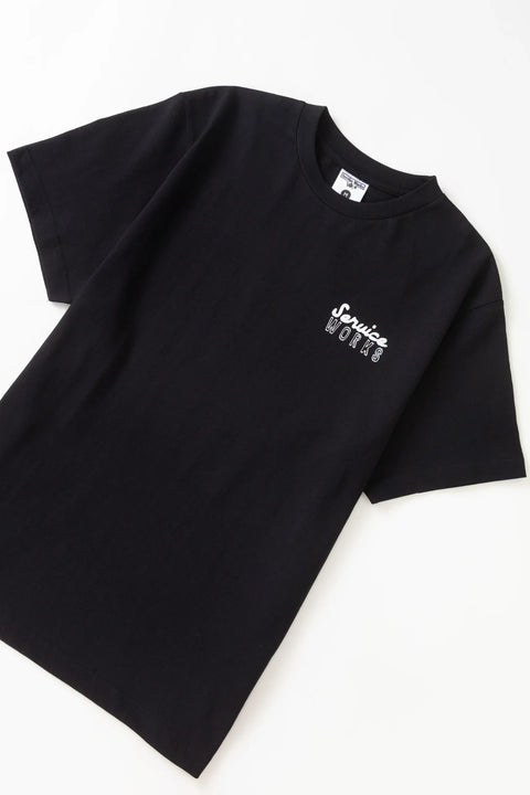 Service Works SW372 Eating Adventure Tee In Black