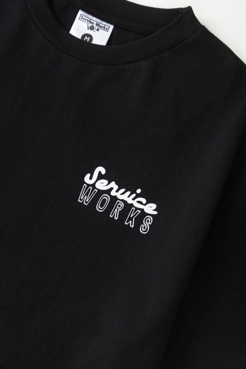 Service Works SW372 Eating Adventure Tee In Black
