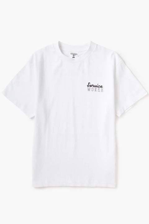 Service Works SW372 Eating Adventure Tee In White
