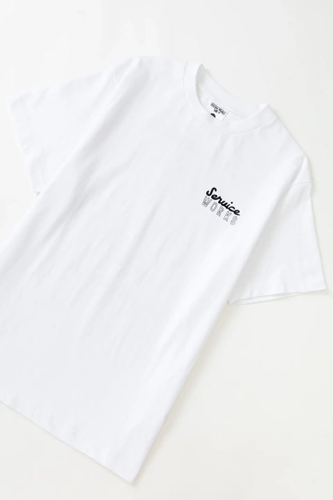 Service Works SW372 Eating Adventure Tee In White