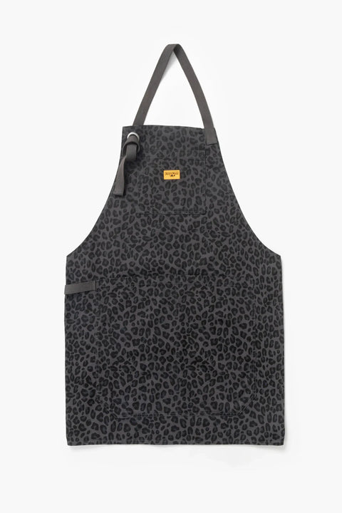 Service Works SW382 Patterned Apron In Black Leopard