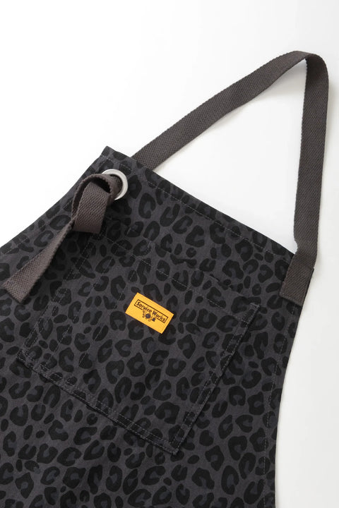 Service Works SW382 Patterned Apron In Black Leopard