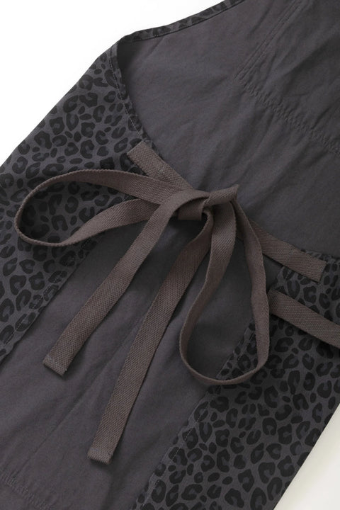 Service Works SW382 Patterned Apron In Black Leopard