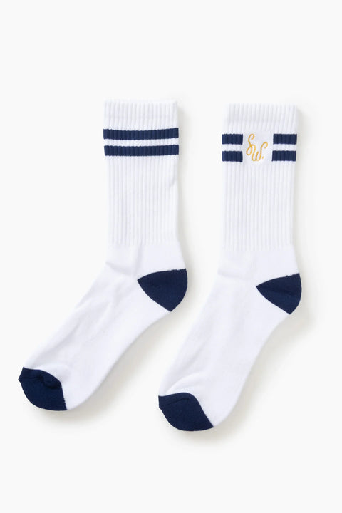 Service Works SW383 Monogram Socks In White