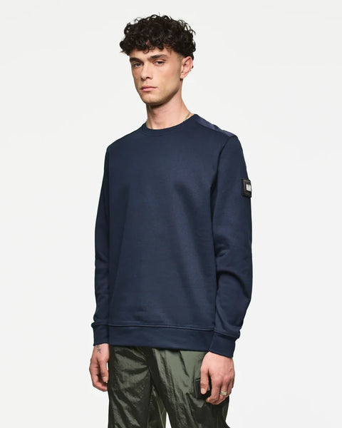 Weekend Offender F Bomb Sweatshirt In Navy