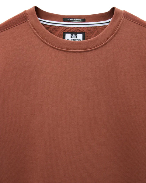 Weekend Offender F Bomb Sweatshirt In Clay