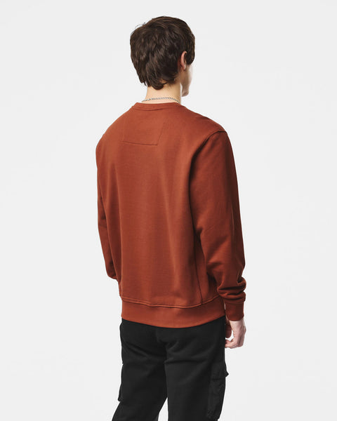 Weekend Offender Thunder Crew With Parachute Binding In Brick