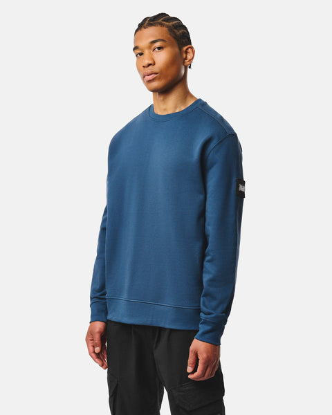 Weekend Offender Thunder Crew With Parachute Binding In Lagoon