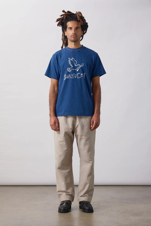 Service Works SW366 Dove Tee In Navy
