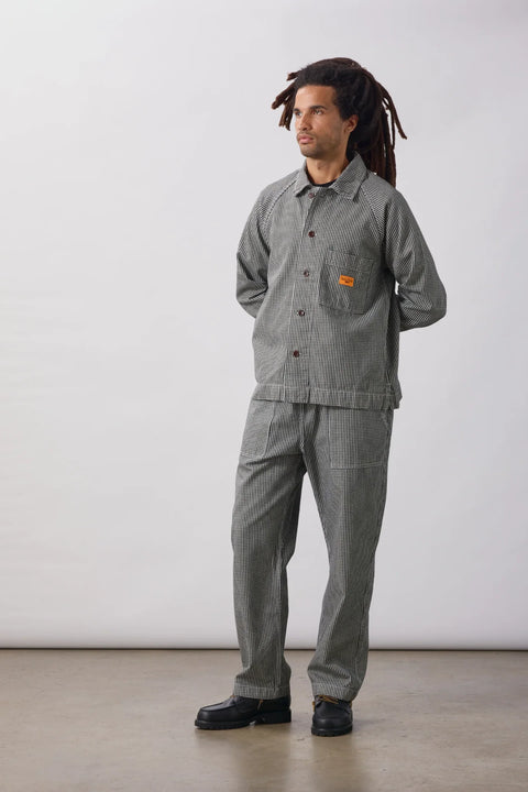 Service Works SW329 House Gingham Chef Pants In Black