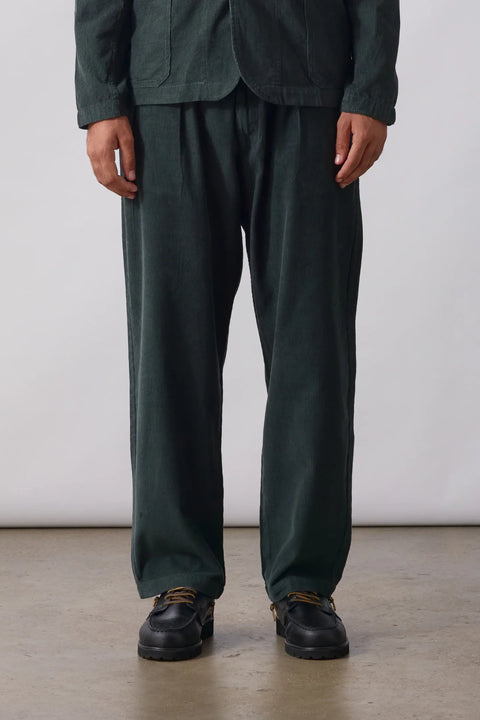 Service Works SW337 Fine Cord Part Timer Pants In Jewel