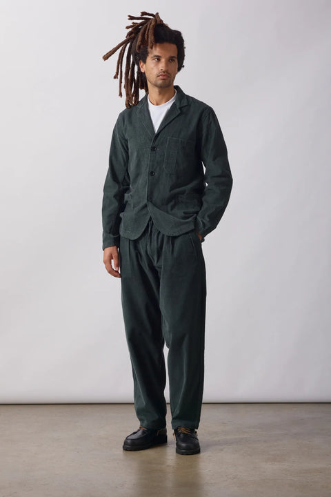 Service Works SW337 Fine Cord Part Timer Pants In Jewel