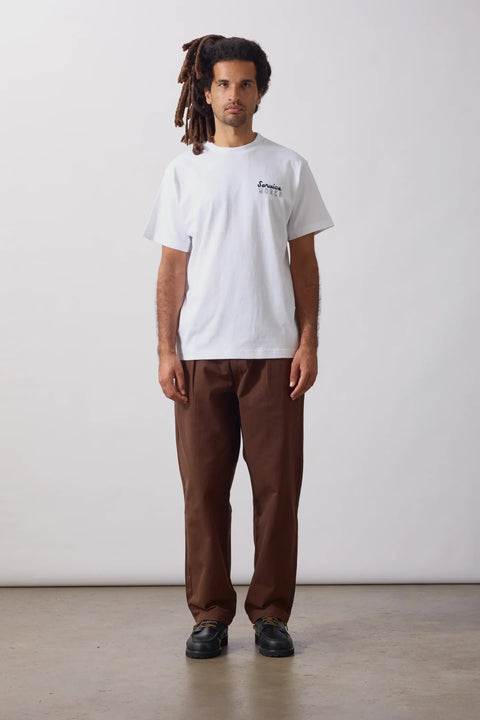 Service Works SW372 Eating Adventure Tee In White