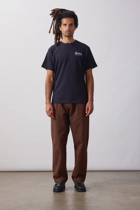 Service Works SW372 Eating Adventure Tee In Black