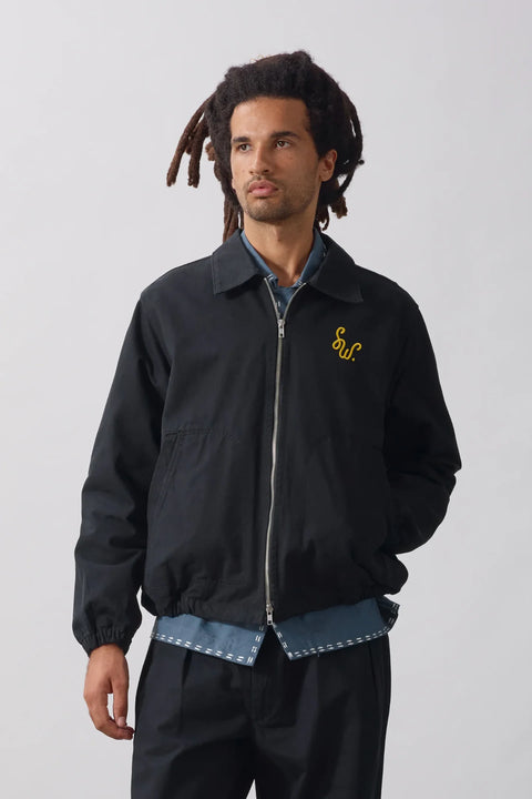 Service Works SW349 Dove Work Jacket In Black