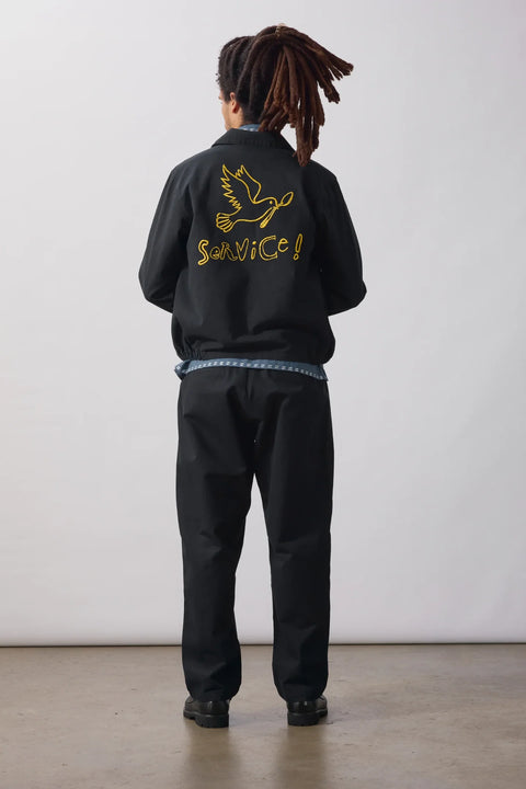Service Works SW349 Dove Work Jacket In Black