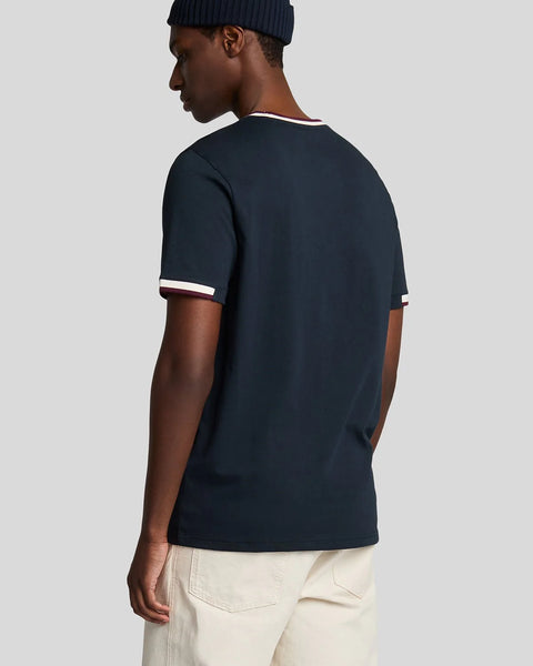 Lyle & Scott TS2210V Half Tipped T-shirt In Dark Navy