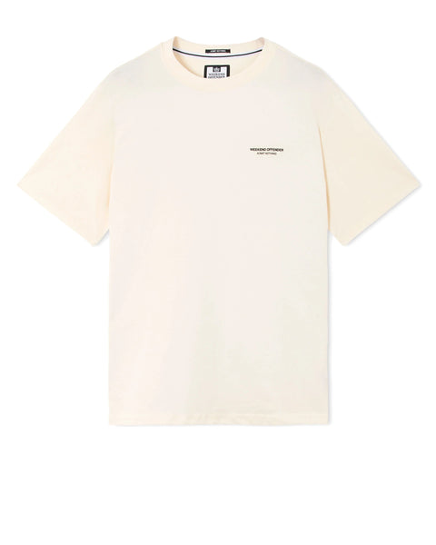 Weekend Offender Mouras Woan Tee In Ghost/Black