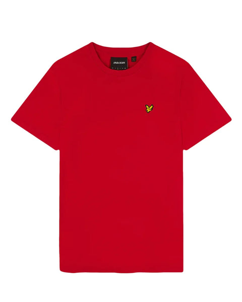 Lyle & Scott TS400VOG Plain T Shirt In Gala Red