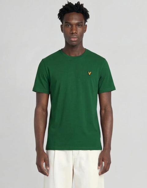 Lyle & Scott TS400VOGT Plain T-Shirt In Clover Green (Y295)