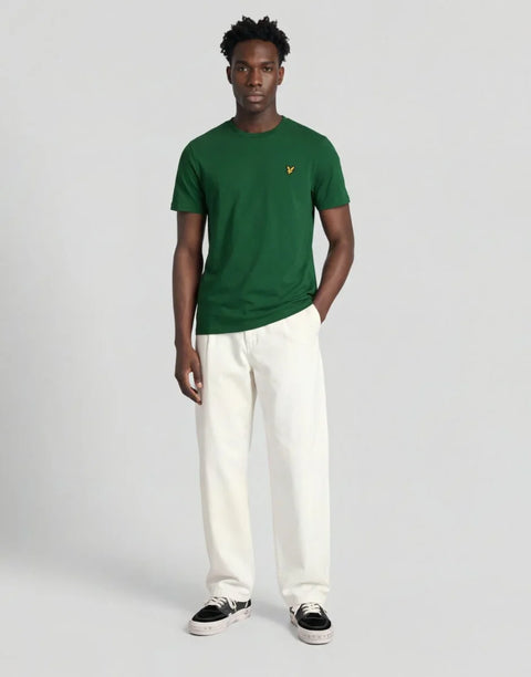 Lyle & Scott TS400VOGT Plain T-Shirt In Clover Green (Y295)