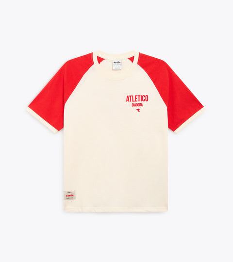 Diadora T Shirt SS Legacy In Fer Red Italy