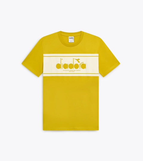 Diadora T-Shirt SS Logo In Yellow Ball