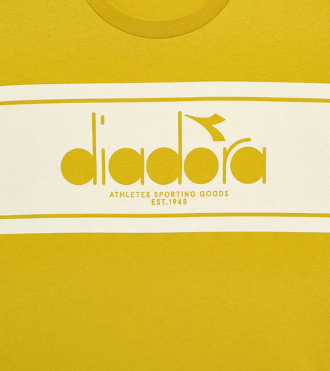 Diadora T-Shirt SS Logo In Yellow Ball