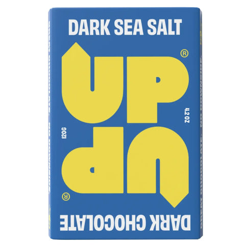 UP-UP Chocolate UDSS120 Sea Salt Dark Chocolate Bar 120g
