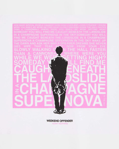 Weekend Offender Supernova T-Shirt In White