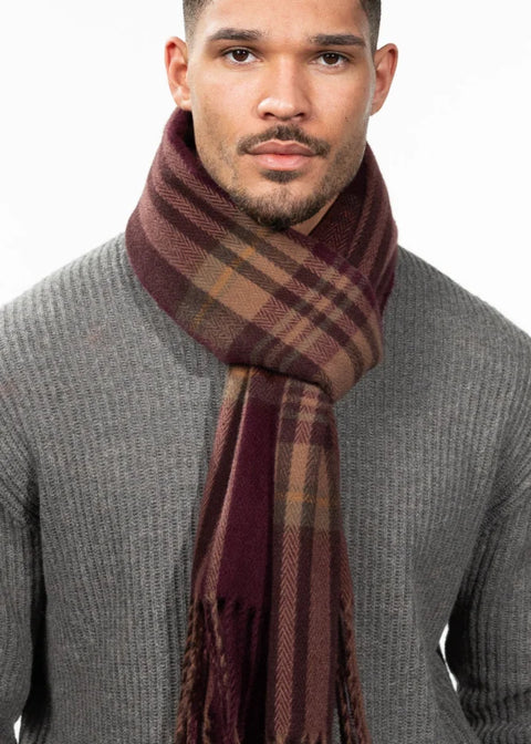 Barts Wallash Scarf Burgundy One Size