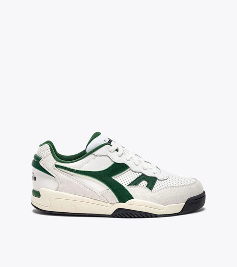 Diadora Winner SL In White/Foliage Green