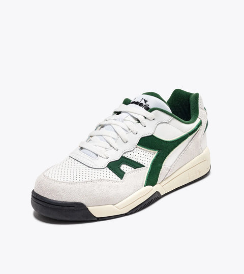 Diadora Winner SL In White/Foliage Green