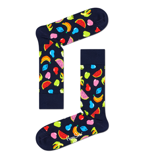 Happy Socks XNAV09-6600 4 Pack Navy Socks Gift Set