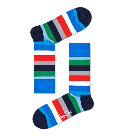 Happy Socks XNAV09-6600 4 Pack Navy Socks Gift Set