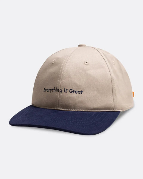 Far Afield AFHT129 Carlos Cap In Sand / Navy - FA Logo